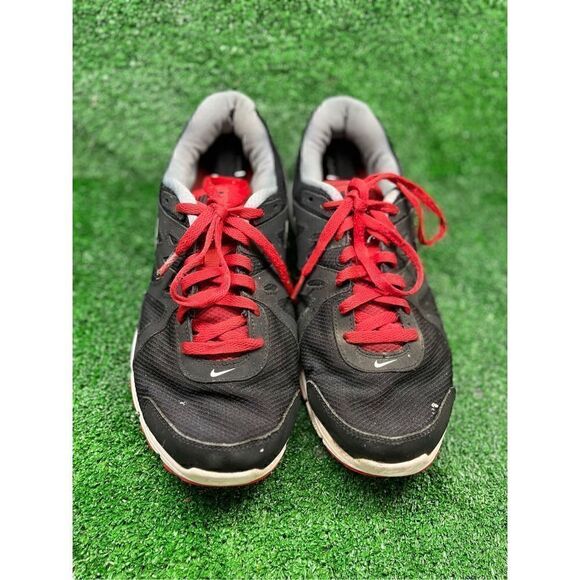 Nike Shoes Mens 12 Revolution 2 Running Sneakers Black Mesh Low Top 573751-016 - Picture 5 of 12